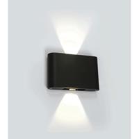 ONE Light Outdoor Slim Range - buiten wandverlichting - 18 x 4,2 x 11,5 cm - 2 x 6W LED incl. - IP54 - antraciet