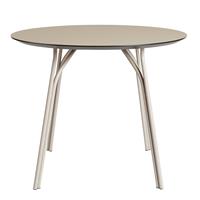 WOUD Tree Eettafel Rond - Beige Ø90x70