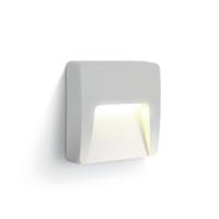 ONE Light Outdoor Dark Lights - buiten wandverlichting - 12 x 3 x 12 cm - 3W LED incl. - IP65 - wit