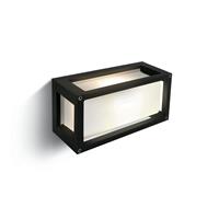 ONE Light Outdoor E27 Square - buiten wandverlichting - 25 x 9,5 x 12,5 cm - IP54 - zwart