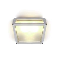 ONE Light Outdoor E27 Square - buiten plafond/wandverlichting - 25 x 25 x 9,5 cm - IP54 - wit