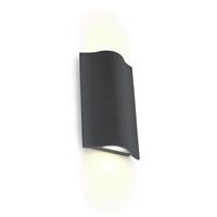 ONE Light Roof Tile - buiten wandverlichting - 12 x 5 x 19 cm - 2 x 6W LED incl. - IP54 - antraciet