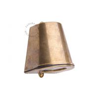 Zangra wandverlichting - 9,5 x 8,5 x 9 cm - IP54 - messing