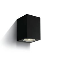 ONE Light GU10 Outdoor Cube Lights - buiten wandverlichting - 7 x 7,7 x 10 cm - IP65 - zwart