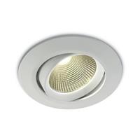 ONE Light 12W COB Range - inbouwspot - Ø 85 mm, Ø 78 mm inbouwmaat - 12W dimbare LED incl. - wit - warm witte lichtkleur