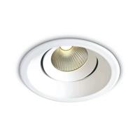 ONE Light 12W COB Dark Light - inbouwspot - Ø 105 mm, Ø 90 mm inbouwmaat - 12W dimbare LED incl. - wit