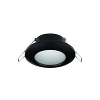 Nova Luce Tex - inbouwspot - Ø 93 mm, Ø 60 mm inbouwmaat - IP44 - zandzwart