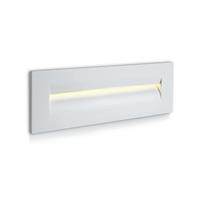 ONE Light Outdoor Dark Light Wall Recessed - inbouw wandverlichting - 25 x 7,3 x 8,7 cm - 8,5W LED incl. - IP65 - wit