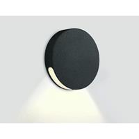 ONE Light Dark Light Step Series - inbouw wandverlichting - Ø 5 x 4 cm - 2W dimbare LED incl. - IP65 - zwart