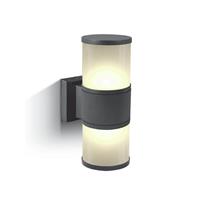 ONE Light E27 Tube Lights - buiten wandverlichting - 10,7 x 30 cm - IP54 - antraciet