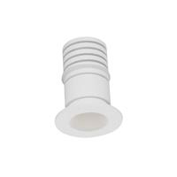 Nova Luce Tiny - inbouwspot - Ø 22 mm, Ø 16 mm inbouwmaat - 1W LED incl. - IP44 - wit