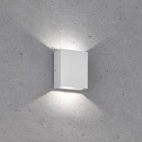 fischer&honsel Denver LED-Wandleuchte 2W Warmweiß Weiß-Silber