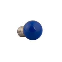 Tronix LED lamp blauw feestverlichting P45 1W PVC bol E27 fitting geheel jaar door buiten te gebruiken