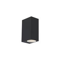 QAZQA Wandlamp buiten baleno - Zwart - Modern - L 65mm