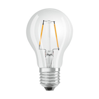 Osram LED Leuchtmitel Star Classic P15 klar-warmweiß Birnenform, E 27 - 1,5 W