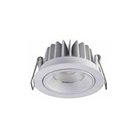 Artdelight Venice 1210 - inbouwspot - Ø 90 mm, Ø 83 mm inbouwmaat - 10W dimbare LED incl. - IP44 - wit