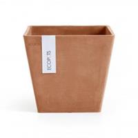 Ecopots Rotterdam kunststof bloempot Terracotta - Ø 18,3 cm