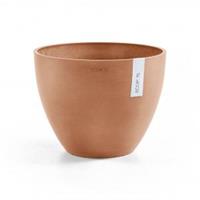 Ecopots Antwerp kunststof bloempot Terracotta - Ø 28,2 cm