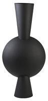 Light & Living Vasen Kavandu Vase matt schwarz 48 x 21 x 98,5 cm (schwarz)