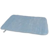 Sneldrogende Badmat Met Anti Slip Blauw 40 X 60 Cm Rechthoekig - Badmatjes