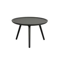 Nordiq Daisy ronde houten salontafel - Ø55 x H35 cm - Zwart