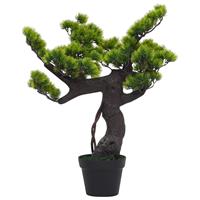 vidaXL Künstlicher Bonsai Pinus mit Topf 75 cm Grün 