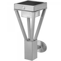 Ledvance Solar wandlamp met bewegingsmelder ENDURA STYLE SOLAR BOUQUET 4058075564503 LED 6 W Warmwit Staal