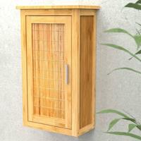 EISL Wandschrank mit Tür 40x20x70 cm Bambus - 