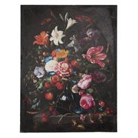 Clayre & Eef Schilderij vaas met bloemen 55*3*73 cm 50635