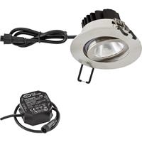 EVN PC650N61302 LED-inbouwlamp 6 W Warmwit RVS