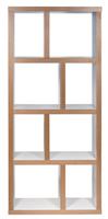 TemaHome Boekenkast Berlin 4 Levels - B70 X D34 X H159 Cm - Mat Wit Multiplex