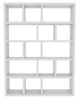 TemaHome Boekenkast Berlin 5 Levels - B150 X D34 X H198 Cm - Mat Wit