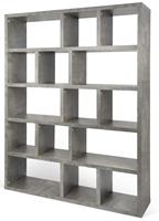 TemaHome Berlin Boekenkast 5 Levels - B150 X D34 X H198 Cm - Beton Look