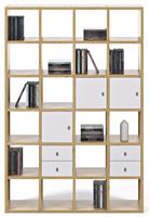 TemaHome Boekenkast Pombal Comp 2010-001 - B151 X D34 X H224 Cm - Wild Oak