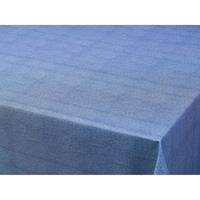 Bellatio Tafelzeil/tafelkleed Gemeleerd Blauwe Look 140 X 300 Cm - Tafelzeilen