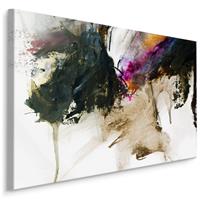Karo-art Schilderij - Abstract, Multikleur, Premium Print