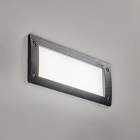Fumagalli LED-Wand-Einbaulampe Leti 300 Square schwarz, CCT
