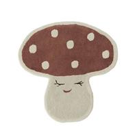 OYOY Malle Mushroom Vloerkleed - Rood