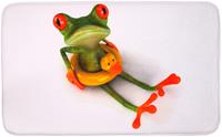 Sanilo Badematte Froggy, Höhe 15 mm, schnell trocknend, Memory Schaum