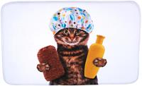 Sanilo Badematte Shower Cat, Höhe 15 mm, schnell trocknend, Memory Schaum