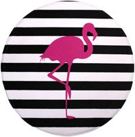 Sanilo Badematte Flamingo, Höhe 15 mm, schnell trocknend, Memory Schaum