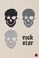Rock Star Baby Kinderteppich RN2383-2, rechteckig, 15 mm Höhe, handgearbeiteter Konturenschnitt, 80% Wollanteil, Kinder- und Jugendzimmer