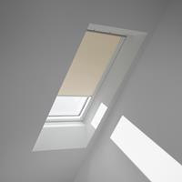 VELUX Verdunklungsrollo DKL MK12 1085SWL, verdunkelnd, Verdunkelung, in Führungsschienen, beige