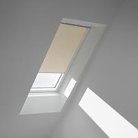 VELUX Verdunklungsrollo DKL S04 1085SWL, verdunkelnd, Verdunkelung, in Führungsschienen, beige