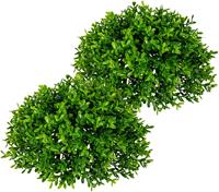 Creativ Green Kunstpflanze Teeblatt-Halbkugel, (2 St.)