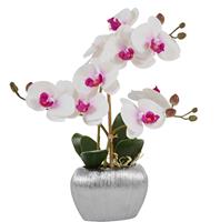 Home affaire Kunstpflanze Orchidee, (1 St.), Kunstorchidee, im Topf