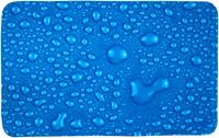 Sanilo Badematte Tautropfen Blau, Höhe 15 mm, schnell trocknend, Memory Schaum