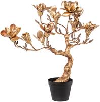 Creativ deco Kunstplant Magnoliaboom met kunststof plantenbak