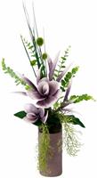 I.Ge.A. Kunstpflanze Arrangement Soft-Magnolie in Vase, (1 St.)