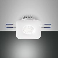 Fabas Luce LED Spot Set Sigma in transparent und weiß 7W 800lm quadratisch